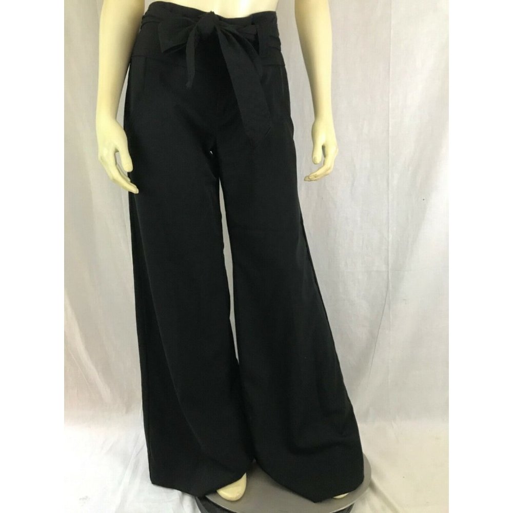 American Rag Pants 5 Jrs. Black WideLeg Zip Pocket